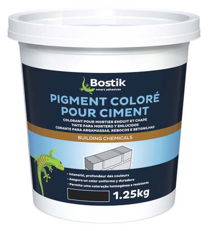 Pigment pour ciment 1.25 kg noir - Bostik - Brico Dépôt