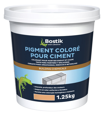 Pigment pour ciment 1.25 kg orange - Bostik - Brico Dépôt