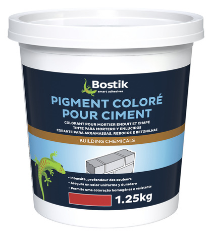 Pigment pour ciment 1.25 kg rouge - Bostik - Brico Dépôt
