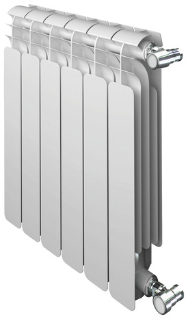 Radiateur aluminium H.68 x L.96 cm - 1 728 W - Sira - Brico Dépôt