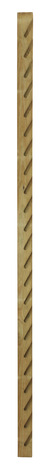 Lot de 2 demi-poteaux bois persiennes classe 4 "Lemhi" - H. 2,40 m. Section : 90 mm x 45 mm - Blooma - Brico Dépôt