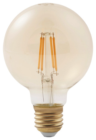 Ampoule à filament LED globe E27 40W 1800K - Diall - Brico Dépôt