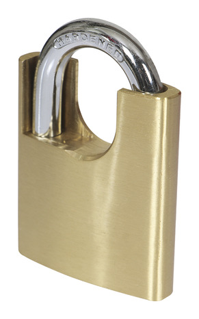Cadenas en laiton 50 mm Ø 8 mm 3 clés - Smith & Locke - Brico Dépôt