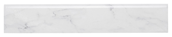 Plinthe "Elegance Marble" blanc - 8 x 45 cm - Colours - Brico Dépôt