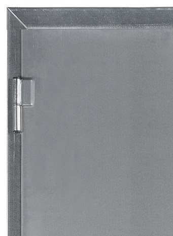 Porte de service métal non isolée - H. 200 x l. 90 cm - Brico Dépôt