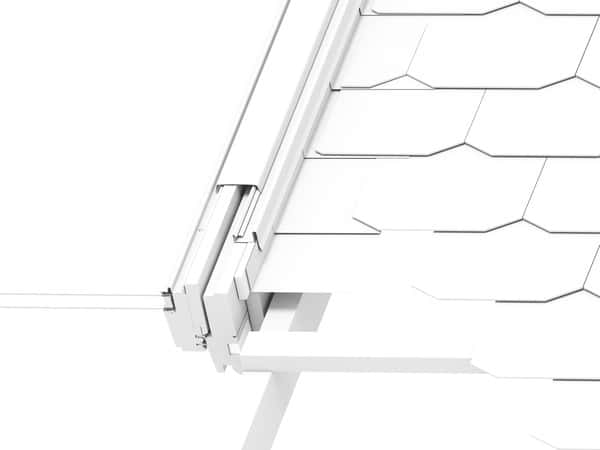Raccord d'étanchéité EDN SK06 gris pour fenêtre de toit haut. 118 x larg. 114 cm - Velux - Brico Dépôt