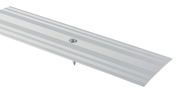 Barre de seuil large aluminium mat long. 1800 x larg. 60 mm - GoodHome - Brico Dépôt