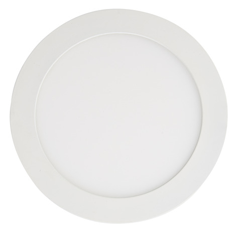 Spot à encastrer extra plat rond led intégrée "Octave" blanc Ø 17 cm - Colours - Brico Dépôt