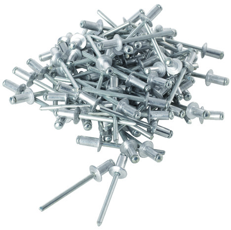 Lot 100 de rivets en aluminium et acier 4,8 x 10 mm - Brico Dépôt