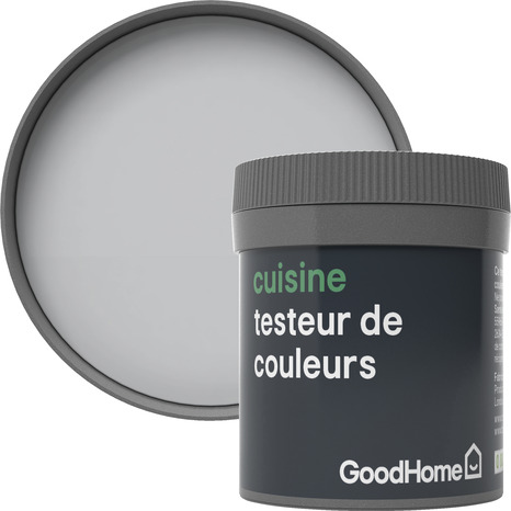 Testeur peinture cuisine acrylique mat gris Melville 50 ml - GoodHome - Brico Dépôt