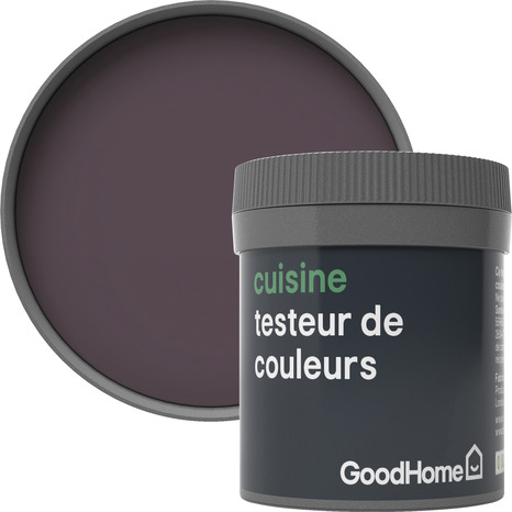 Testeur peinture cuisine acrylique mat rouge Mayfair 50 ml - GoodHome - Brico Dépôt