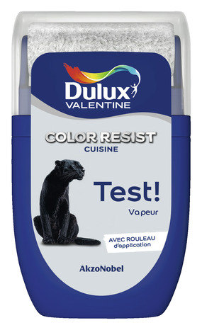 Testeur peinture cuisine Color resist acrylique mat bleu vapeur 30 ml - Dulux Valentine - Brico Dépôt