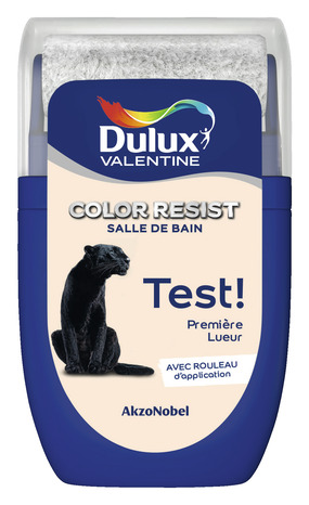 Testeur peinture salle de bains Color resist acrylique satin première lueur 30 ml - Dulux Valentine - Brico Dépôt