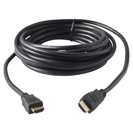 Câble HDMI mâle / mâle en or - 5 m - Blyss - Brico Dépôt