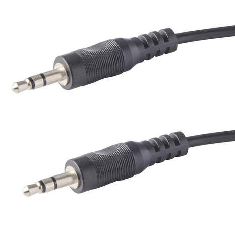 Câble jack audio stéréo mâle - 1,5 m - Blyss - Brico Dépôt