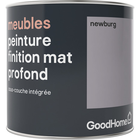 Peinture de rénovation meubles acrylique mat profond gris New Heaven0,5 L - GoodHome - Brico Dépôt