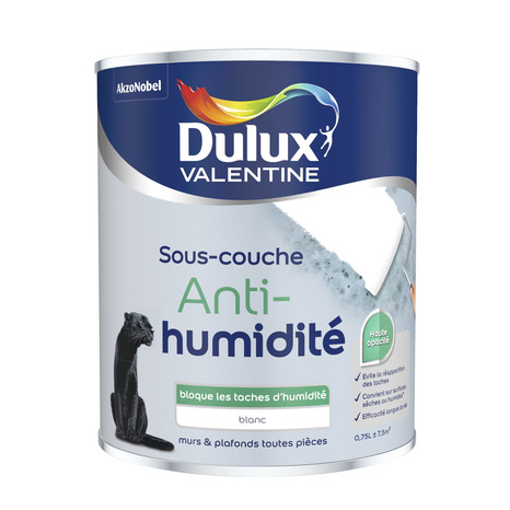 Sous-couche blanche anti-humidité 750 ml - Dulux Valentine - Brico Dépôt