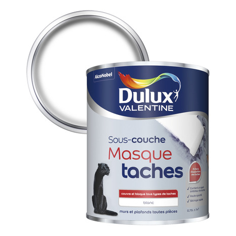 Sous-couche anti-tâche blanche 750 mL - Dulux Valentine - Brico Dépôt