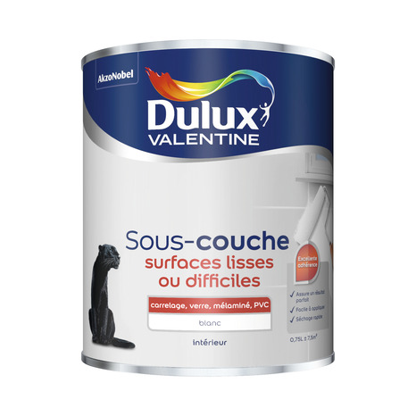 Sous-couche blanche surfaces difficiles 750 mL - Dulux Valentine - Brico Dépôt