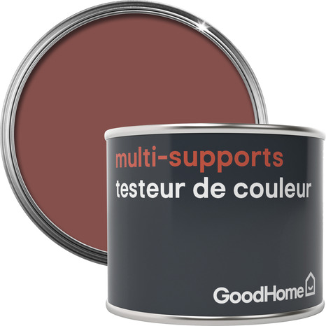 Testeur peinture haute résistance multi-supports acrylique satin rouge Fulham 70 ml - GoodHome - Brico Dépôt