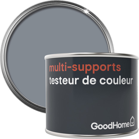 Testeur peinture haute résistance multi-supports acrylique satin gris Cincinatti 70 ml - GoodHome - Brico Dépôt