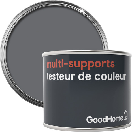 Testeur peinture haute résistance multi-supports acrylique satin gris Hamilton 70 ml - GoodHome - Brico Dépôt