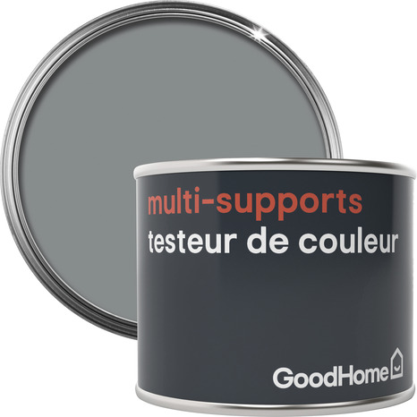 Testeur peinture haute résistance multi-supports acrylique satin gris Delaware 70 ml - GoodHome - Brico Dépôt