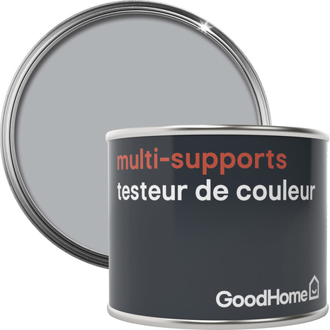 Testeur peinture haute résistance multi-supports acrylique satin gris Tucson 70 ml - GoodHome - Brico Dépôt