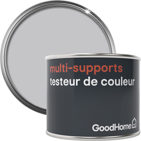 Testeur peinture haute résistance multi-supports acrylique satin gris Melville 70 ml - GoodHome - Brico Dépôt