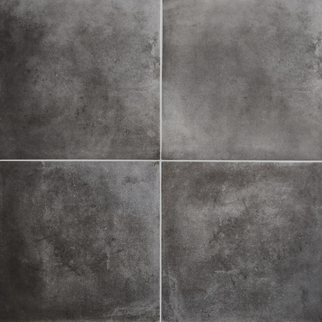 Carrelage de sol intérieur "Konkrete" gris anthracite - l. 61,6 x L. 61,6 cm - Colours - Brico Dépôt