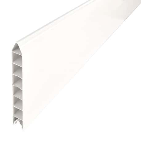 Lame de clôture PVC blanc - L. 1,80 m x l. 20 cm x Ép. 30 mm - Brico Dépôt