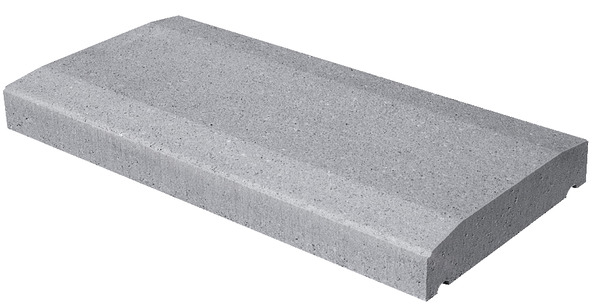 Couvre-mur plat béton - Ton gris - 8x50 - Brico Dépôt