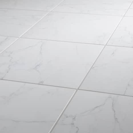 Carrelage de sol intérieur "Elegance Marble" blanc - l. 30 x L. 60 cm - Colours - Brico Dépôt