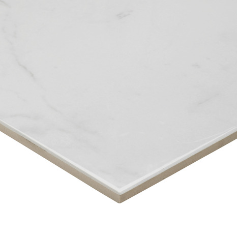 Carrelage de sol intérieur "Elegance Marble" blanc - l. 30 x L. 60 cm - Colours - Brico Dépôt