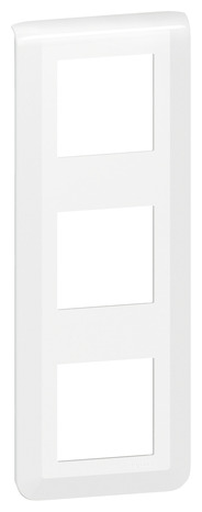 Plaque 3 x 2 modules vertical "Mosaic" blanc - Legrand - Brico Dépôt