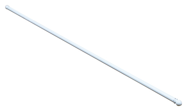 Tringle vitrage blanche mat 70-100 cm - Brico Dépôt