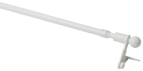 Tringle vitrage "Konera" blanc 30-50 cm - GoodHome - Brico Dépôt