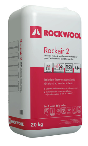 Laine de roche à souffler 20 KG - Rockwool - Brico Dépôt