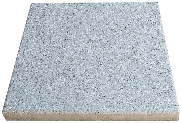 Dalle grenaille béton gris clair 40 x 40 cm Ép. 4 cm - Blooma - Brico Dépôt