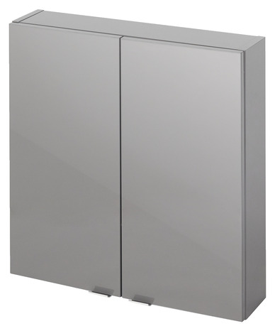 Armoire de salle de bains gris taupé Imandra L.60 x H.60 x P.15 cm - GoodHome - Brico Dépôt