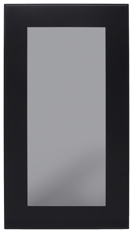 Façade 1 porte vitrée "Winterana" noir fumé l.39,7 x h.71,5 cm - GoodHome - Brico Dépôt
