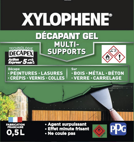 Xylophène décapant gel multi support 0,5L - Xylophene - Brico Dépôt