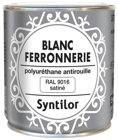 Peinture pour ferronnerie Blanc satin 0,375 L - Syntilor - Brico Dépôt