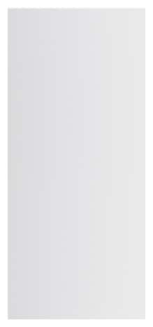 Côté de remplacement haut "Garcinia" gris brillant l.32 x h.72 x ép.1,8 cm - GoodHome - Brico Dépôt