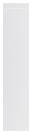 Façade 1 porte "Garcinia" gris brillant l.14,7 x h.71,5 cm - GoodHome - Brico Dépôt