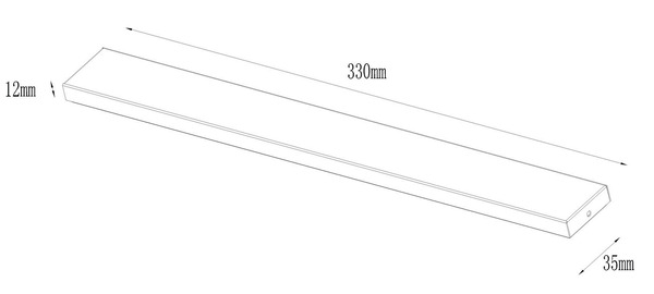 Support magnétique pour couteaux "Pecel" L. 33,5 cm - GoodHome - Brico Dépôt