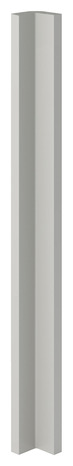 Finition d'angle "Garcinia" gris ciment l.71,5 x h.5,9 cm - GoodHome - Brico Dépôt