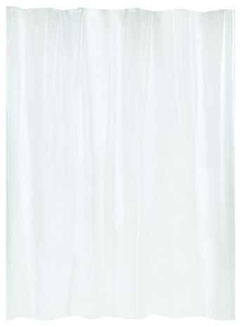Rideau de douche blanc en PEVA (180x200 cm) - Brico Dépôt