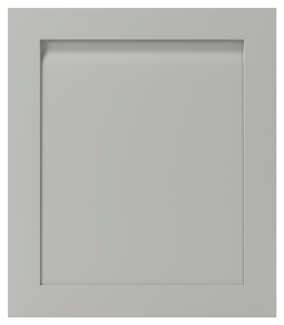 Façade de cuisine électro "Garcinia" gris ciment l.59,7 x h.68,7 cm - GoodHome - Brico Dépôt
