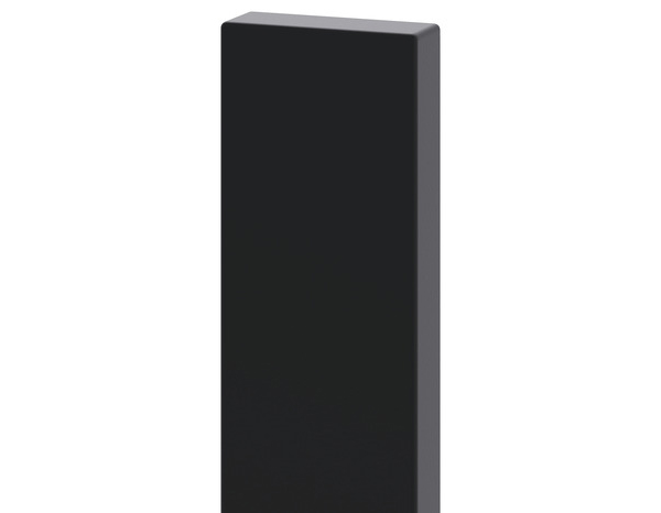Bandeau four "Pasilla" noir l.59,7 x h.5,8 cm - GoodHome - Brico Dépôt